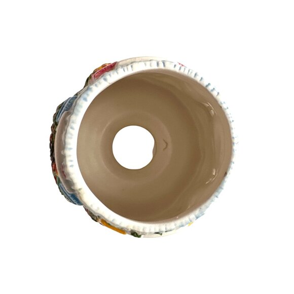 Yankee Candle Michal Sparks Tapered Topper Colorful Cottage Windows Vintage - Picture 4 of 5